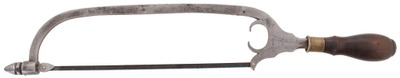 Unmarked: Early 19th C. Hand Forged Metal Saw