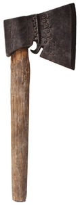 Unmarked: Classic Early Type 18th C. "Bearded" Ax