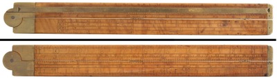 A. Stanley & Company, New Britain, Connecticut, No. 15: Two-Foot, Two-Fold Folding Rule