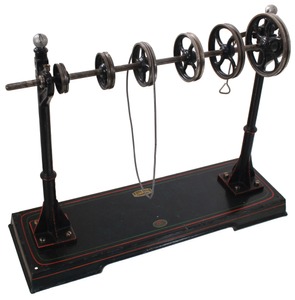 K. Otto Lehm, Chemnitz, Germany: Spectacular Overhead Pulley Stand