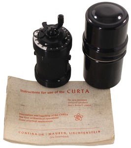 Contina Ag, Vaduz, Lichtenstein: Rare Model I "Curta" Calculator