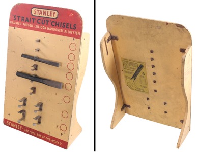 Stanley Rule & Level: Orig. Point Of Sale Display For "stanley "s