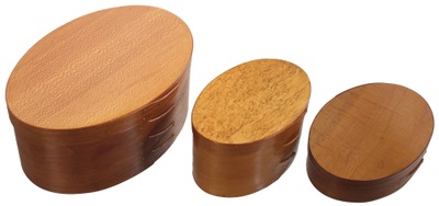 Robert Lindner, Clarence, New York: Three  Wooden Shaker Boxes
