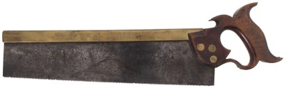 W. Taylor (Philadelphia, Pennsylvania?): Early "Double Eagle" Brass Back Tenon Saw