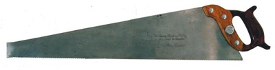 Henry Disston & Sons, Philadelphia, Pennsylvania, No. D-95: Bakelite Handle 10 Pt. Crosscut Saw