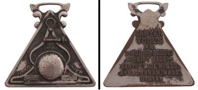 Sawyer Tool Company, Ashburnham, Massachusetts: Rare Sawyer Tools Watch Fob