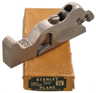 Stanley Rule & Level, No. 92: Narrow Cabinet Marker's Rabb. Plane