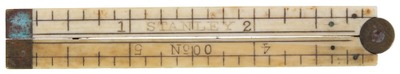 Stanley Rule & Level, No. 00: 6 Inch, Two Fold Folding Rule