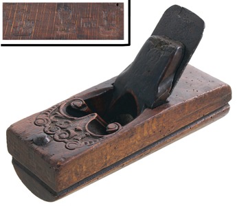 Unmarked: Classic Carved Dutch Hollowing Plane