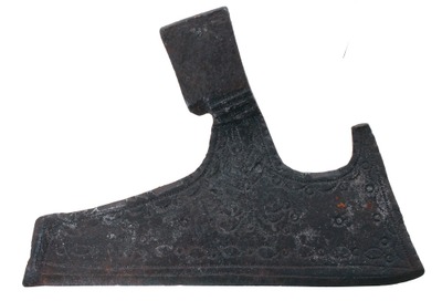 Unmarked: 17th C. Form Decorated Axe