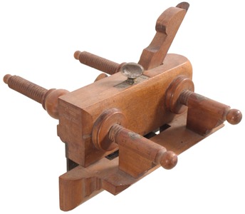 N. Spaulding, Mclean, New York: Unhandled Screw Arm Plow Plane