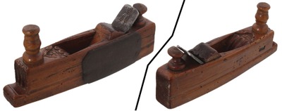 Unmarked: Carved Cormier Body Smoothing Plane