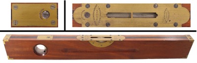 John Rabone & Sons,  Birmingham, England: Rare Laminated Body Spirit Level