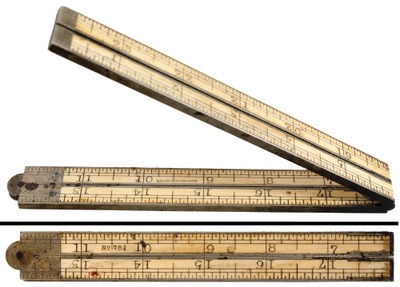 L.C. Stephens & Company, Riverton, Connecticut, No. 78 1/2: Two Foot, Four Fold Folding Rule
