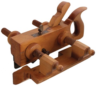 Auburn Tool Company, Auburn, New York, No. 96: Handled Boxwood Plow Plane