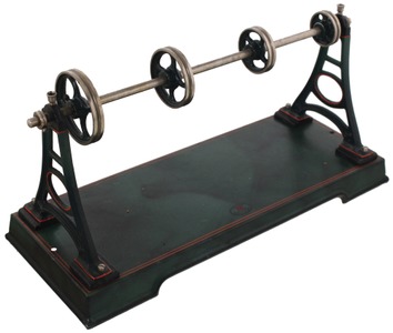 Doll & Company, Nuremberg, Germany: Early 20th C. Over Head Pulley Wheel