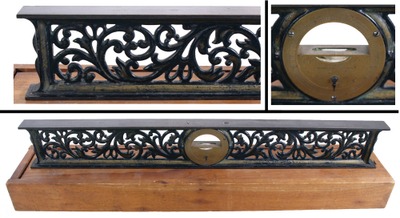 L.L. Davis, Springfield, Massachusetts: Spectacular 24" "Tal Frame" Spirit Level