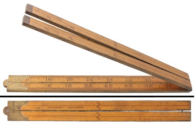 Chapin-Stephens Company, Pine Meadow, Connecticut, No. 84: Three Foot, Four Fol Folding Rule