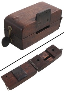 Unmarked: Early Walnut Body Boot Lace Maker