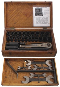 Frank Mossberg Company, Attleboro,Massachusetts, No. 14: Rare Largest Size Socket Wrench Set