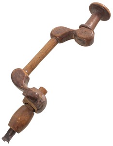 Unmarked: Early Decorated Wooden Brace