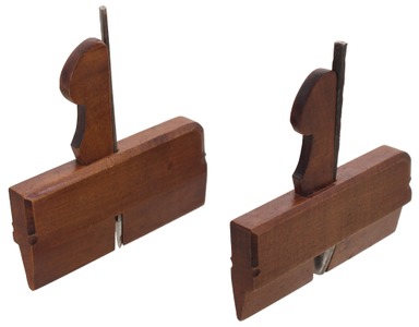 Unmarked: Pair Of Small Size Side Rabbet Molding Planes