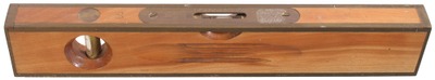 Disston & Sons, Philadelphia, Pennsylvania, No. 65: Brass Bound Mahogany Level