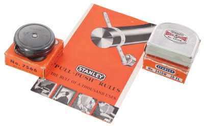 Stanley Rule & Level: Two Original Box Tape Measures