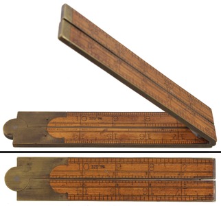 Stanley Rule & Level, No. 75: Two Foot, Four Fold Folding Rule