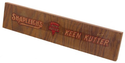 Shapleigh Hardware Company, St. Louis, Missouri: "Shapleigh's Keen Kutter" Counter Sign