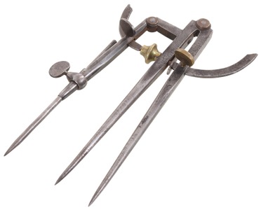 Peck, Stow & Wilcox Company, Southington, Connecticut: Unus. "Outrigger" Leg Divider