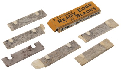 Stanley Rule & Level: Box Of 2" Width "Ready Edge" Blades