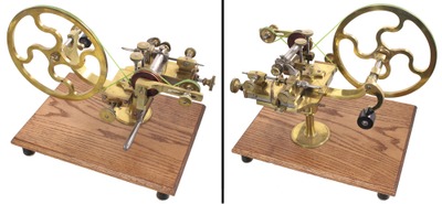 Unmarked: Spectacular Brass Body Jeweler's Lathe