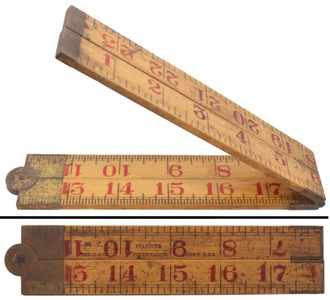 Chapin-Stephens Company, Pine Meadow, Connecticut, No. 7: Two-Foot/Four-Fold Folding Rule