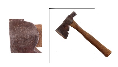 Pittsburgh Gage & Supply Company, Pittsburgh, Pennsylvania: Rare "Best Of All" Deep Etched Hatchet