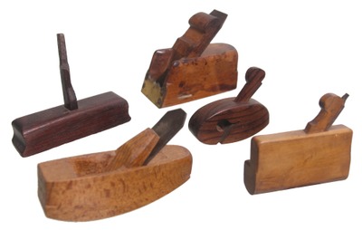 Assorted Makers: Five Small Size Woodworking Planes