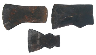 Assorted Makers: Lot Of Three Clean Axe Heads