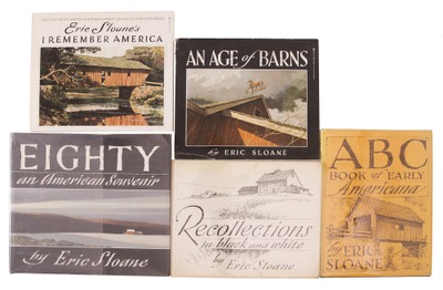 Eric Sloane, New Milford, Connecticut: Five Extra Clean "Americana" Books