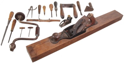 Assorted Makers: Lot Of Clean & Usabl Woodworking Tools