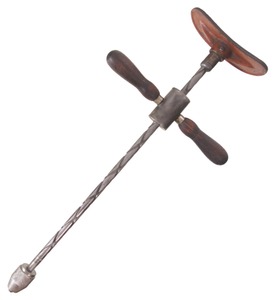 Goodell-Pratt Company, Greenfield, Massachusetts, No. 103: Double Handle Archimedian Drill
