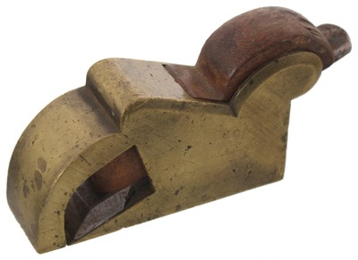 Unmarked: Cast Brass Body "Bullnose" Plane