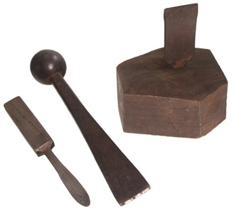 Unmarked: Three Oyster Shucking Items