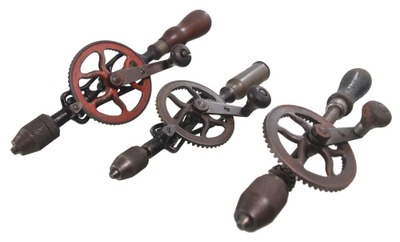 Goodell Pratt Company, Greenfield, Massachusetts: Three Complete & Unu Hand Drills