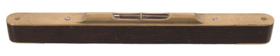 Unmarked: Fancy Ebony & Brass Level