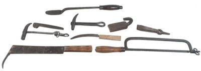 Assorted Makers: Lot Of Early Hand Forged Tools