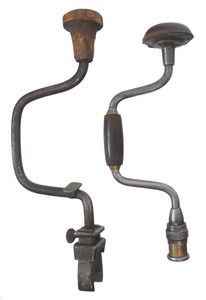 Assorted Makers: Two Early Patent Bit Brace