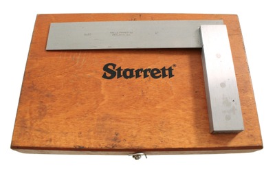 L.S. Starrett Company, Athol, Massachusetts, No. 20: Ungraduated 6" Steel Try Square