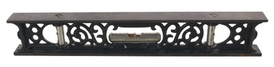 Stratton Level Company, Greenfield, Massachusetts: Rare 12" Cast Iron Carpenter's Level