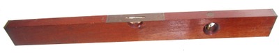 Stratton Brothers, Greenfield, Massachusetts, No. 3: Early Unbound Mahogany Level