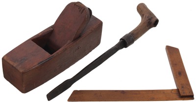 Assorted Makers: Three 18th C. Type Woodworking Tools